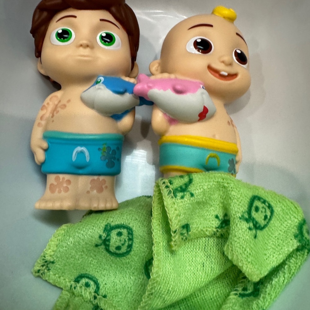 NWOT Cocomelon JJ Tom Tom Electronic Water Activated Bathtime Playset Toys - Picture 4 of 11